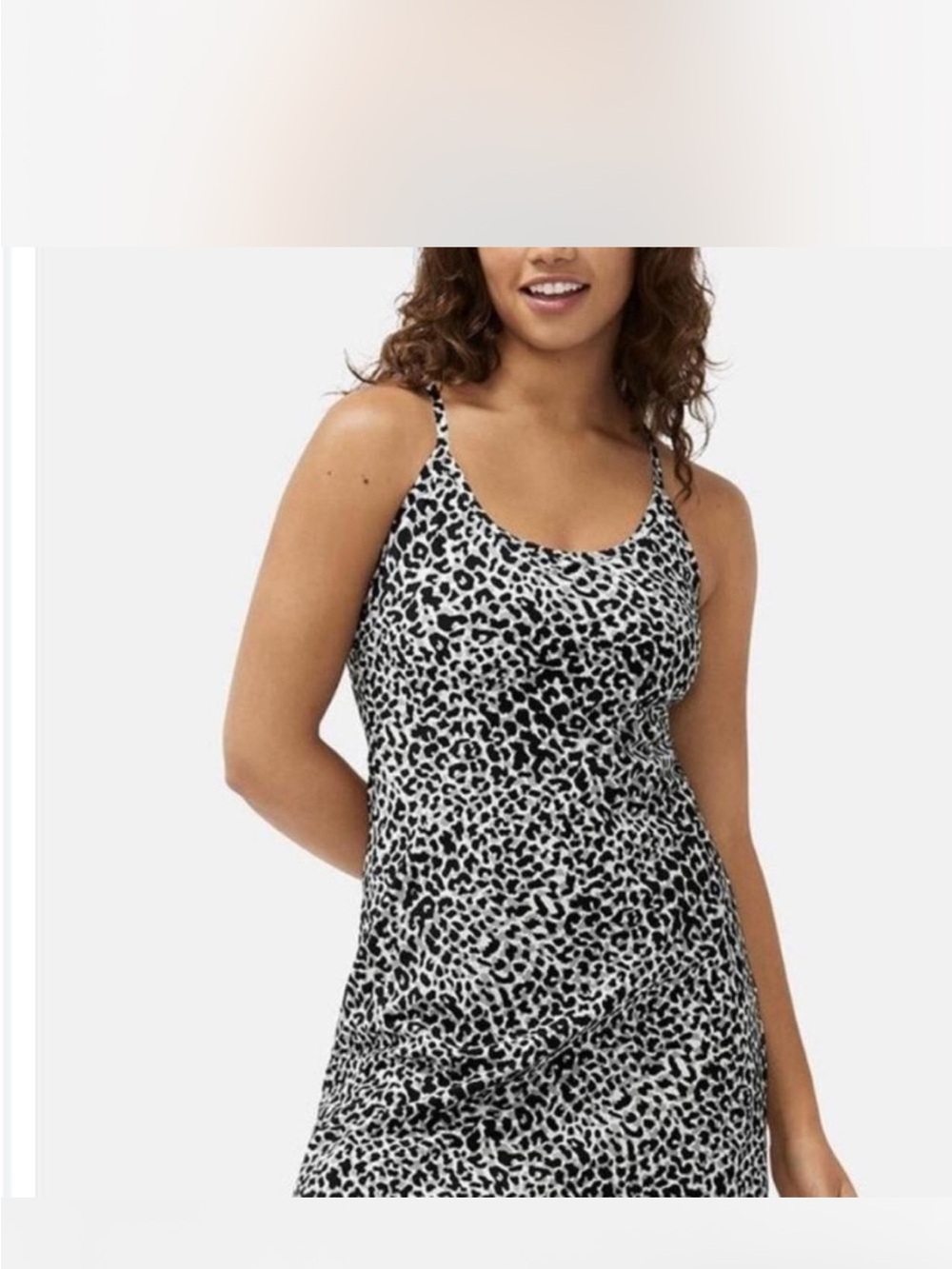 Outdoor voices athletic dress animal print